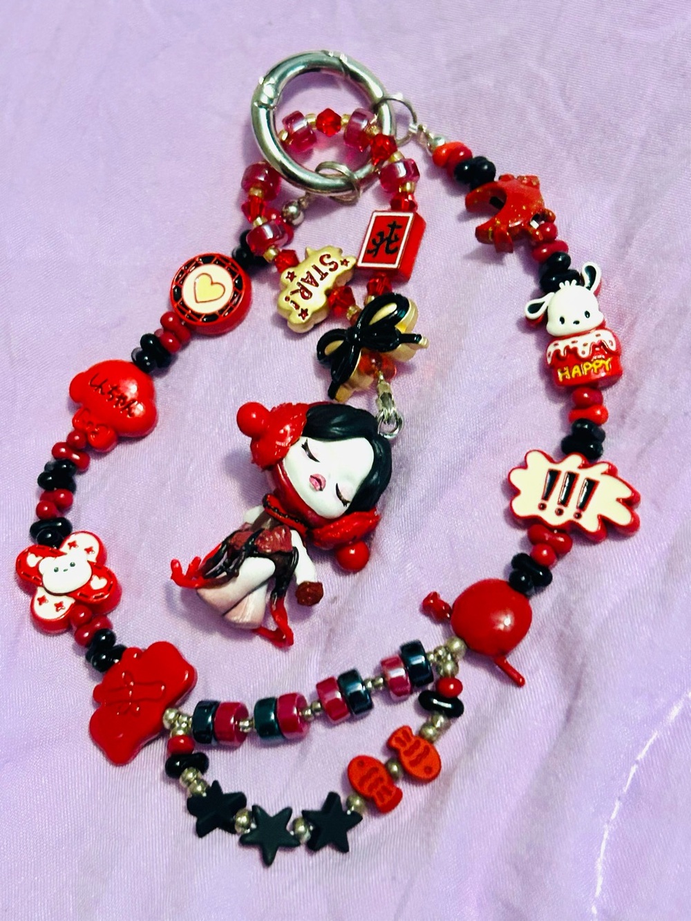 SkullPanda Bag Charm